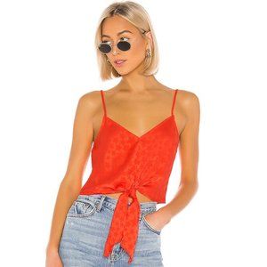 L'Academie The Eve Blouse in Cherry Tomato
